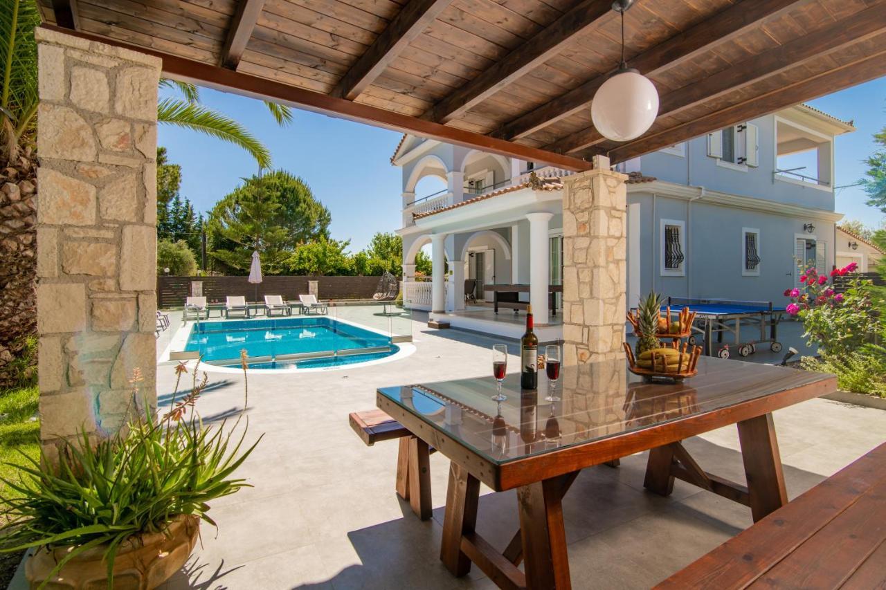 Luxury Villa Vanato & Pool Koukounariá Dış mekan fotoğraf