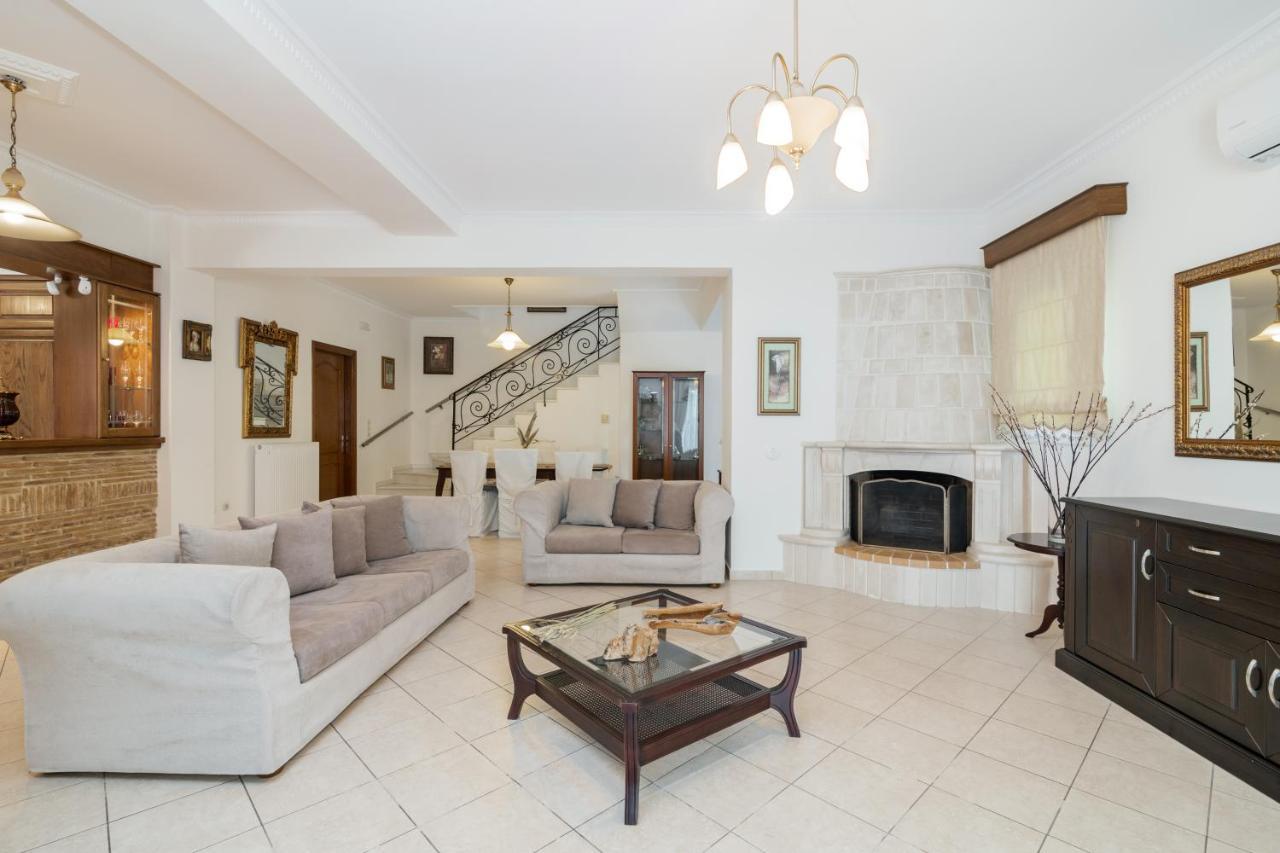 Luxury Villa Vanato & Pool Koukounariá Dış mekan fotoğraf
